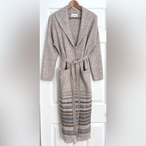 Heartloom Long Belted Cardigan Size S